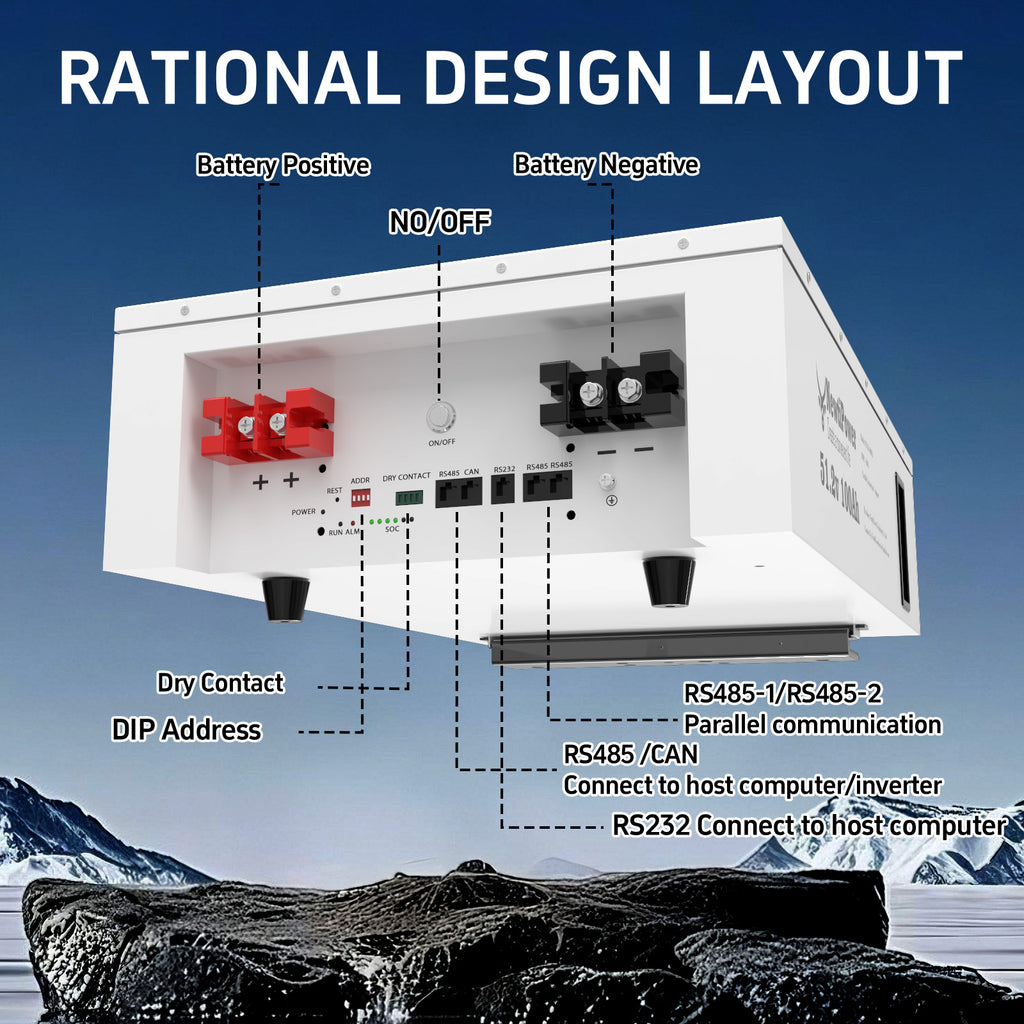 NT51.2V-100BG Wall Mounted Lithium Battery