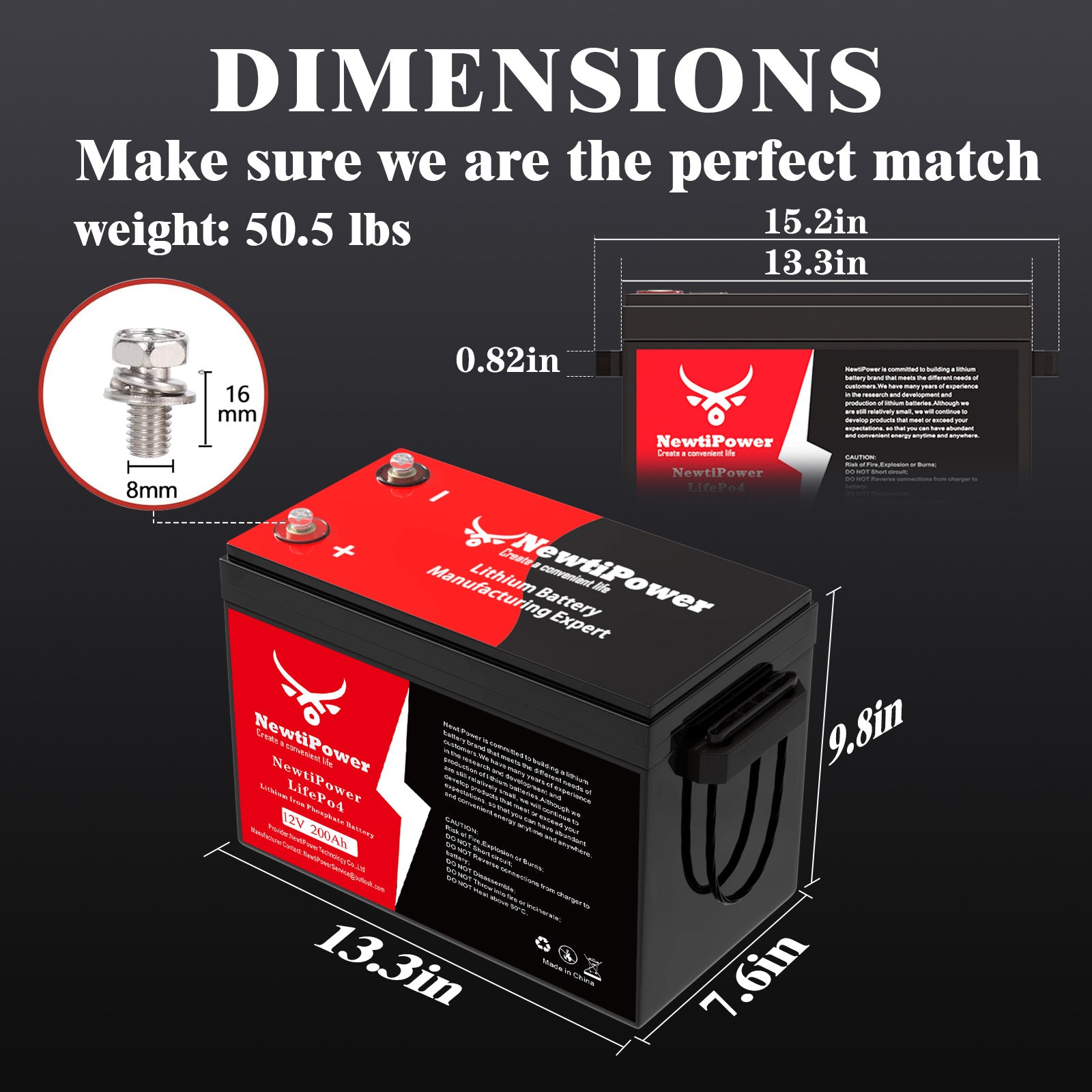12V Lithium Battery 12V-200
