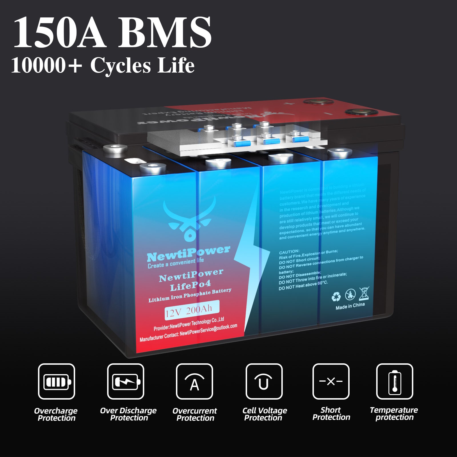 12V Lithium Battery 12V-200