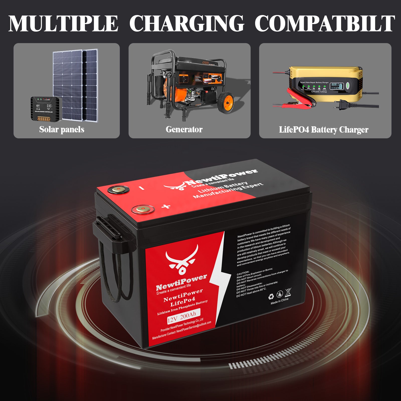 12V Lithium Battery 12V-200