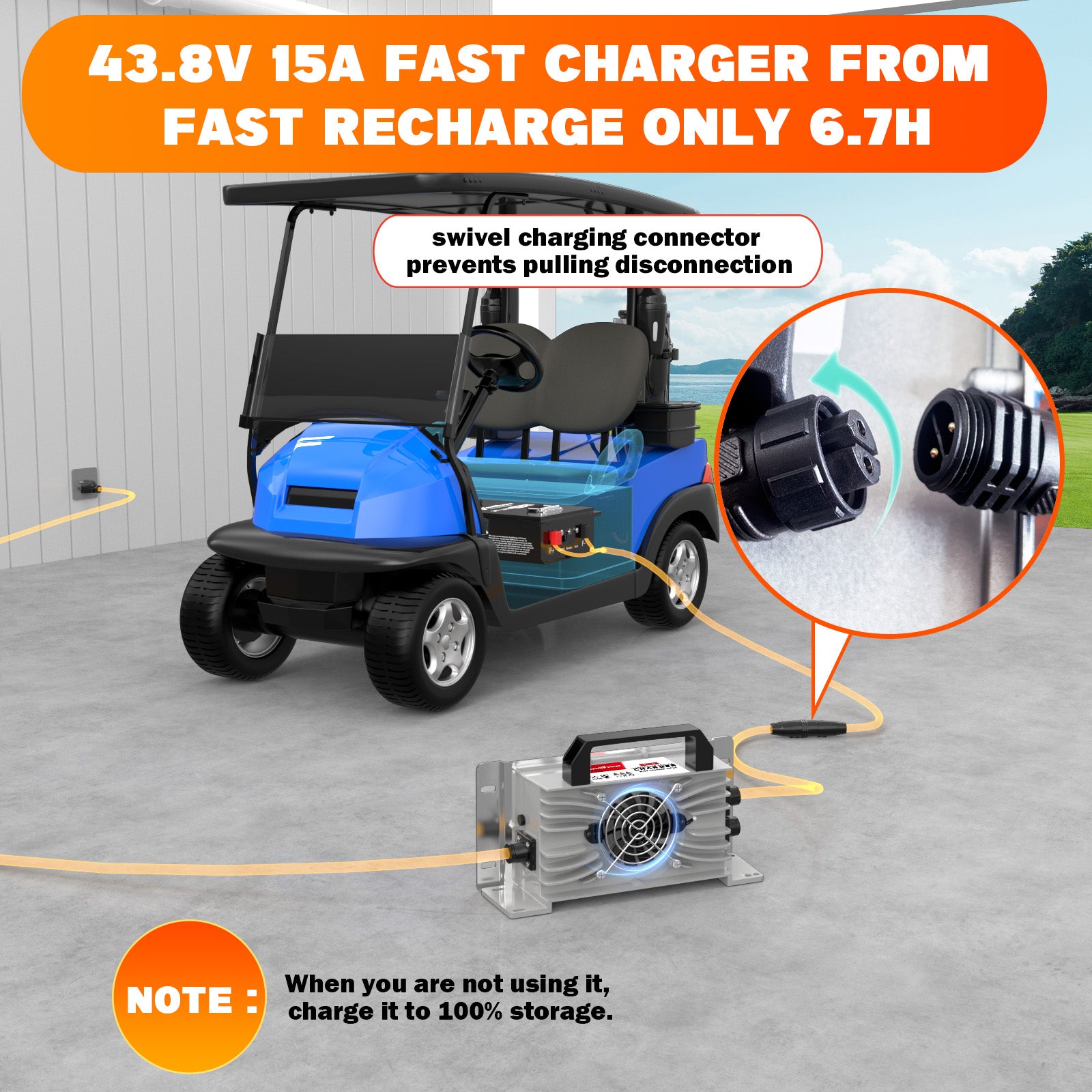 36V-100GC Lithium Battery Metal Case
