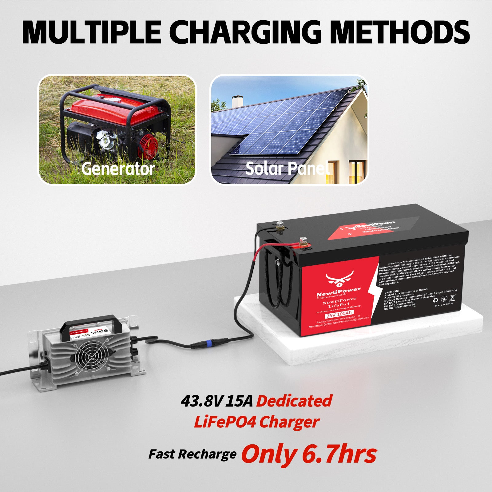 36V Lithium Battery NT36-100BLU