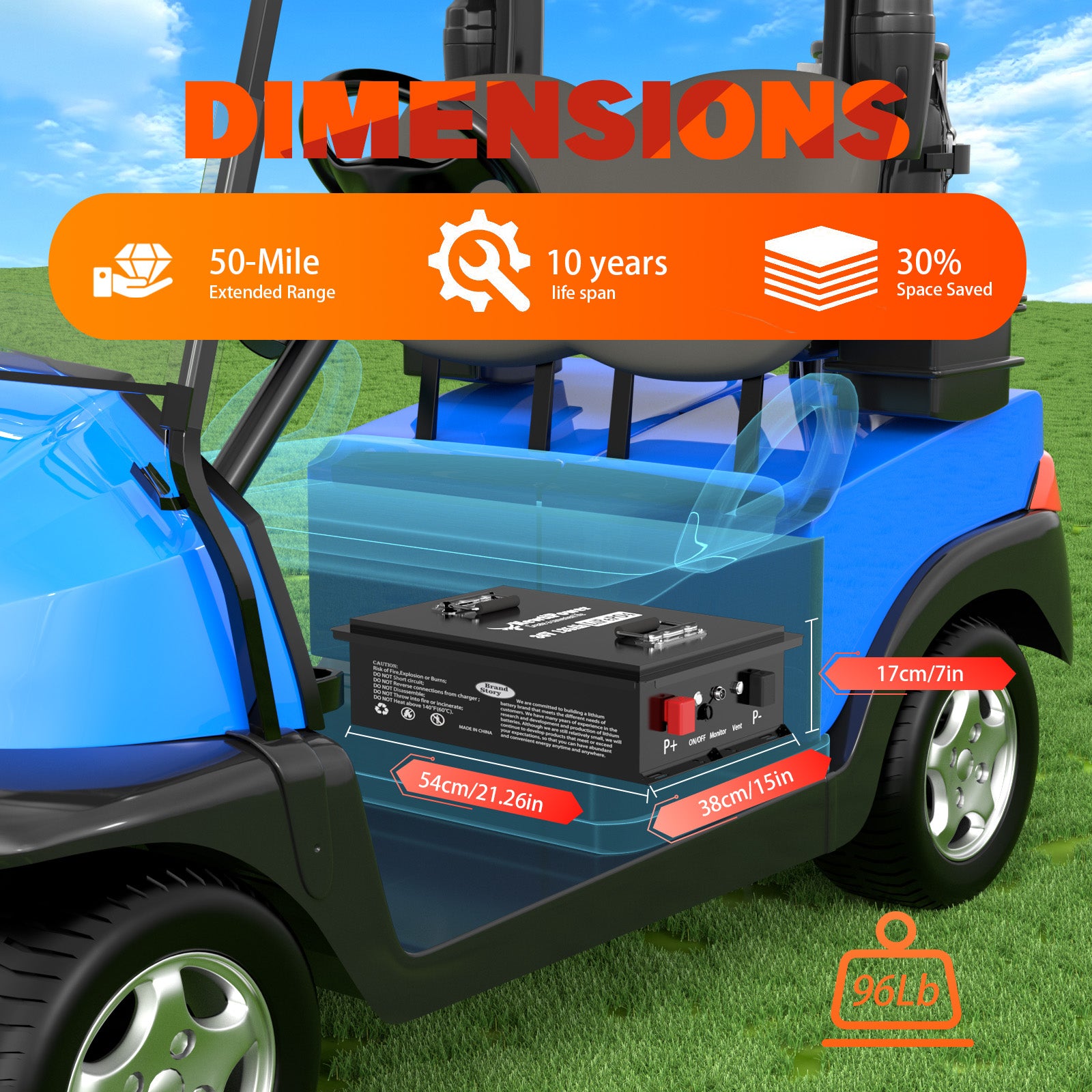 48V Lithium Battery NT48-100GC