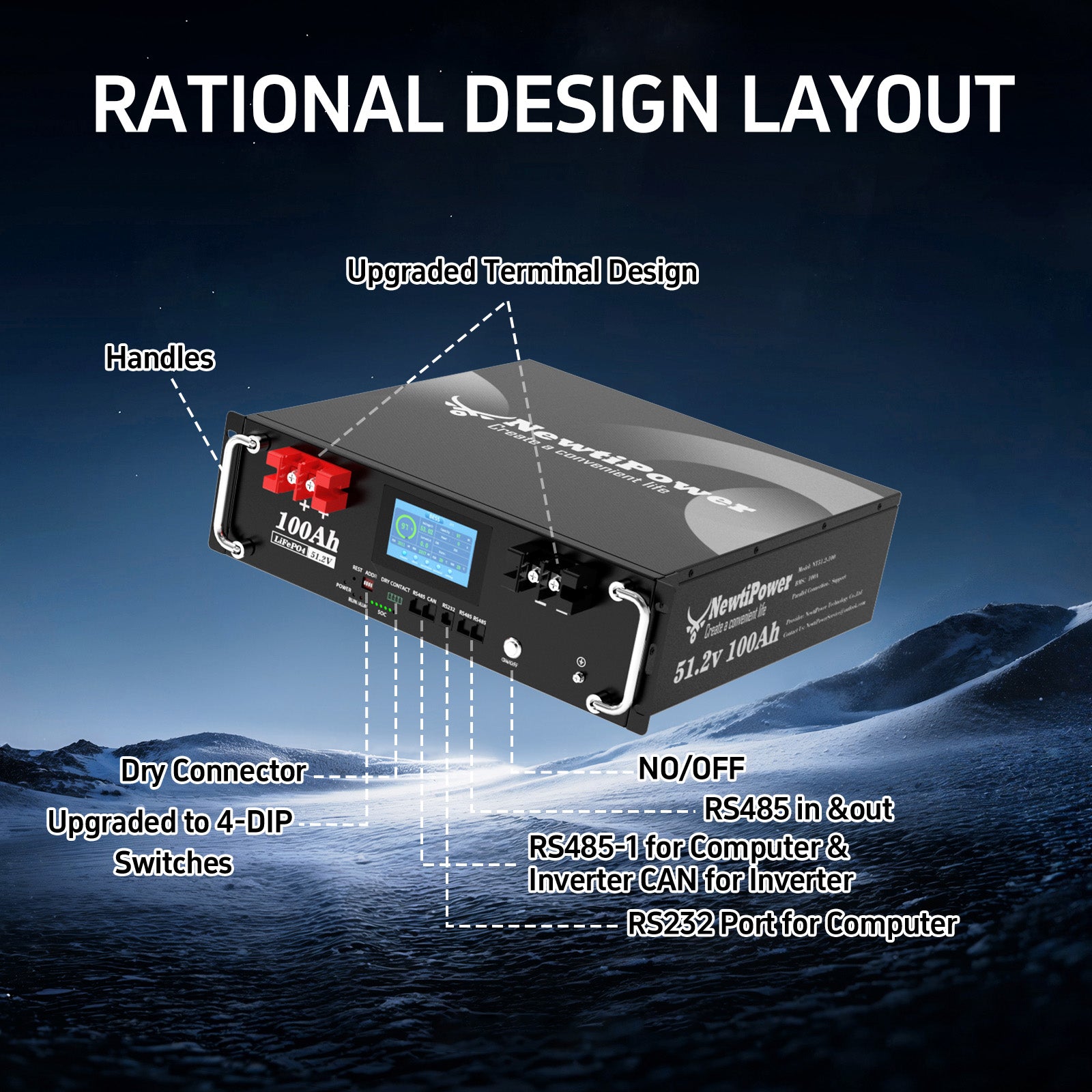 NT51.2V-100RS Lithium Battery