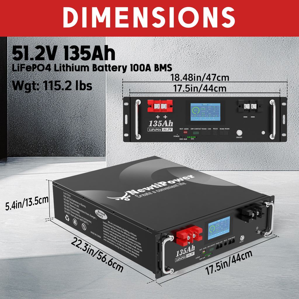 NT51.2V-135RS Lithium Battery