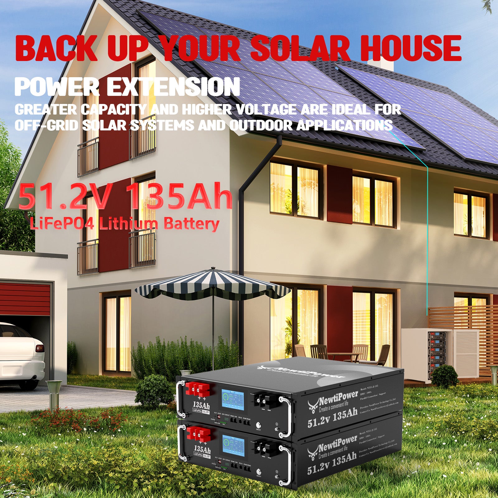 NT51.2V-135RS Lithium Battery